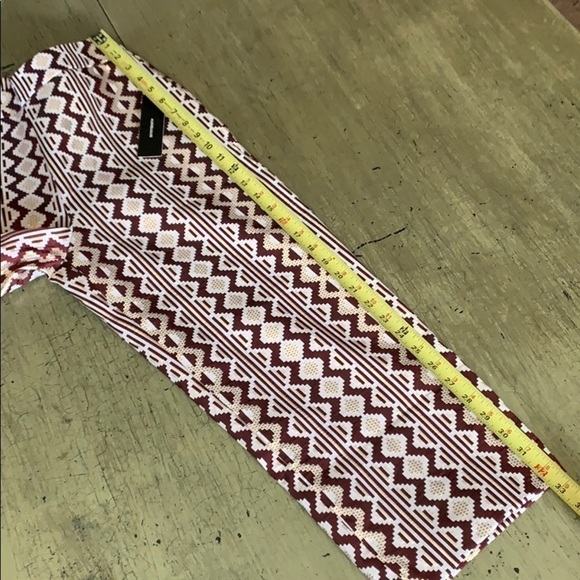 𝅺lulus Burgundy Multi Print Jacquard Culotte Pants - Picture 11 of 11